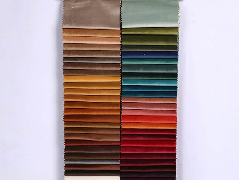 CC370 Terciopelo de tela de poliéster para tapicería de sofá laminado brunt out estampado 
