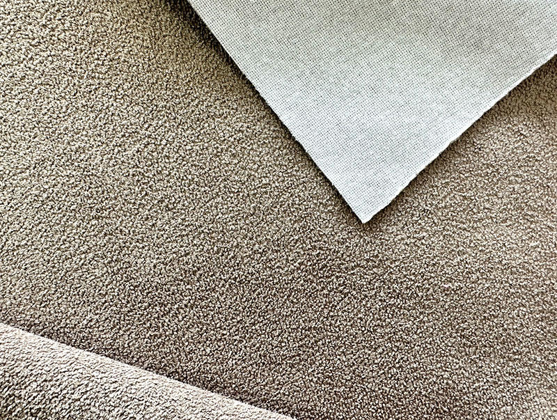 CX2305 Tela laminada de terciopelo para tapicería de sofá, tejido de terciopelo de peluche 