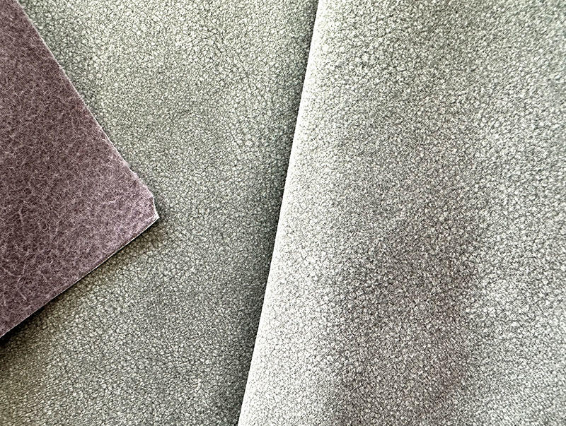 CX2310 La mejor venta pegada impresa en terciopelo de tapicería de sofá suave pfp con tela laminada 