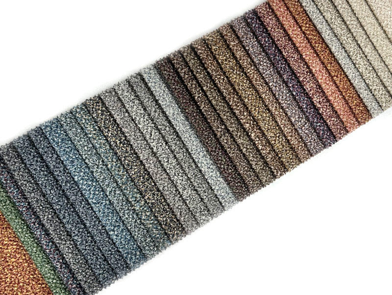 Tela tipo lino para tapicería de sofá, tejido de terciopelo CX2321